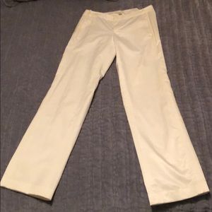 Banana republic white trousers suit pant